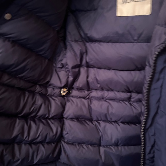 Moncler sz 5A blue warm down jacket. - Picture 6 of 10